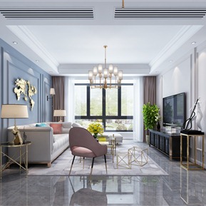 美式 客厅