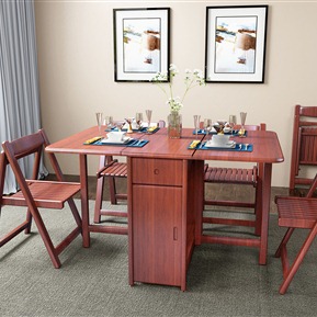 现代 餐桌椅组合 折叠桌子