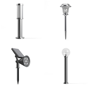 现代 草坪灯 柱头灯