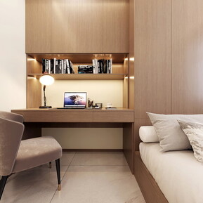 现代 榻榻米卧室 多功能房