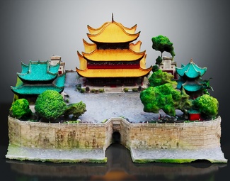 中式中式风格建筑
