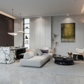 现代 客厅 起居室客厅