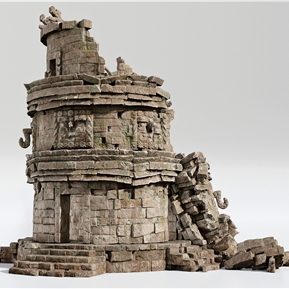 现代 废墟 城市废墟