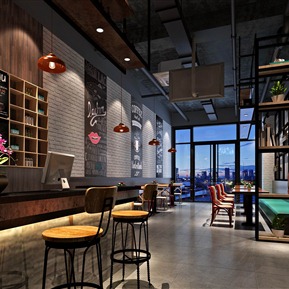 工业LOFT 餐厅 餐饮门厅