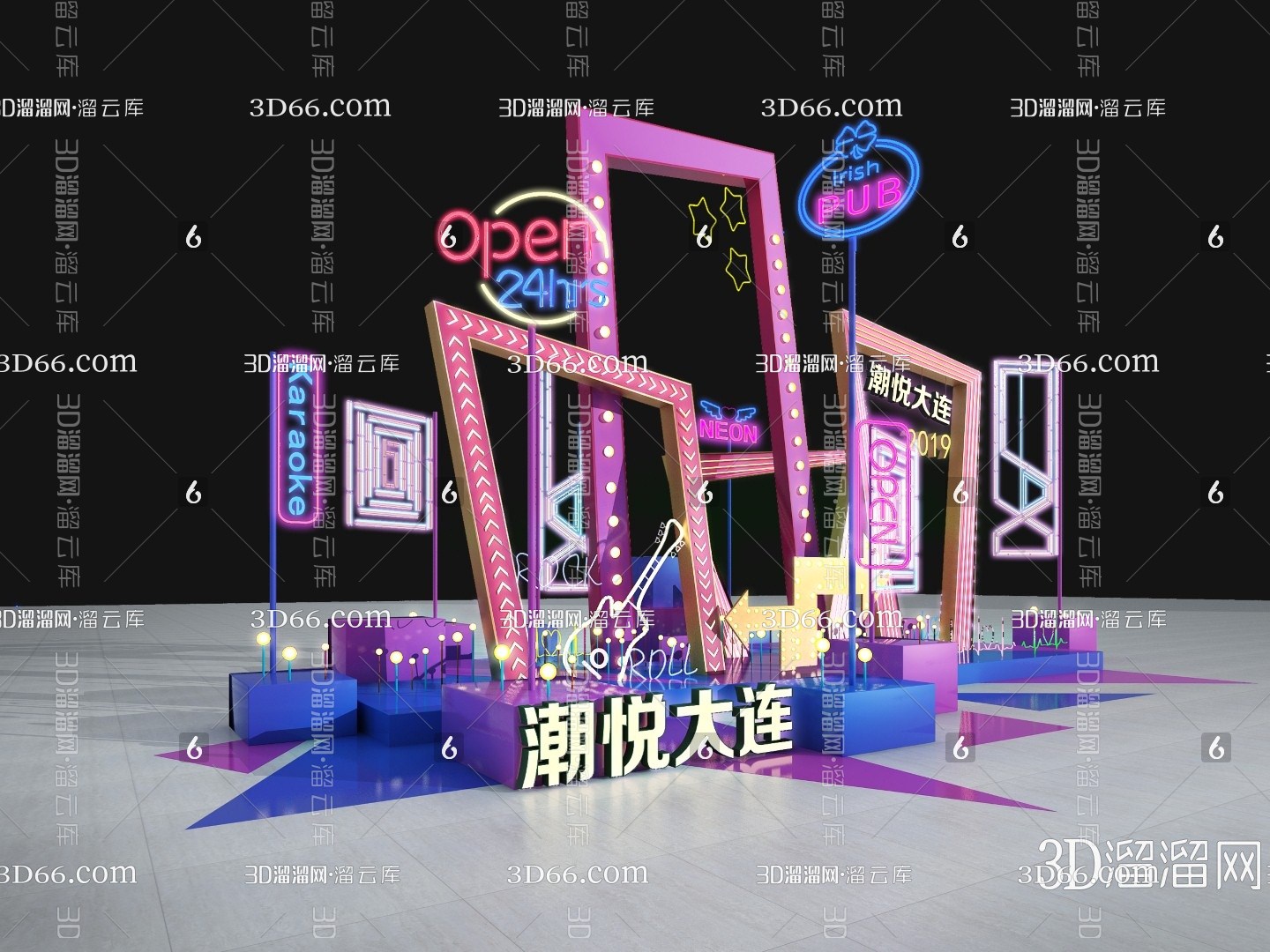 【现代美陈3D模型】-3D现代美陈3d模型下载-溜溜IDCFG5064657122318-免费3Dmax模型库_3d溜溜网-花瓣网