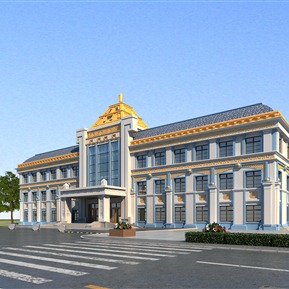 民族风 办公楼 辽金蒙古办公楼