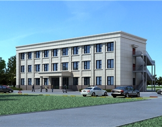 现代多层办公楼3d模型下载-3d溜溜网