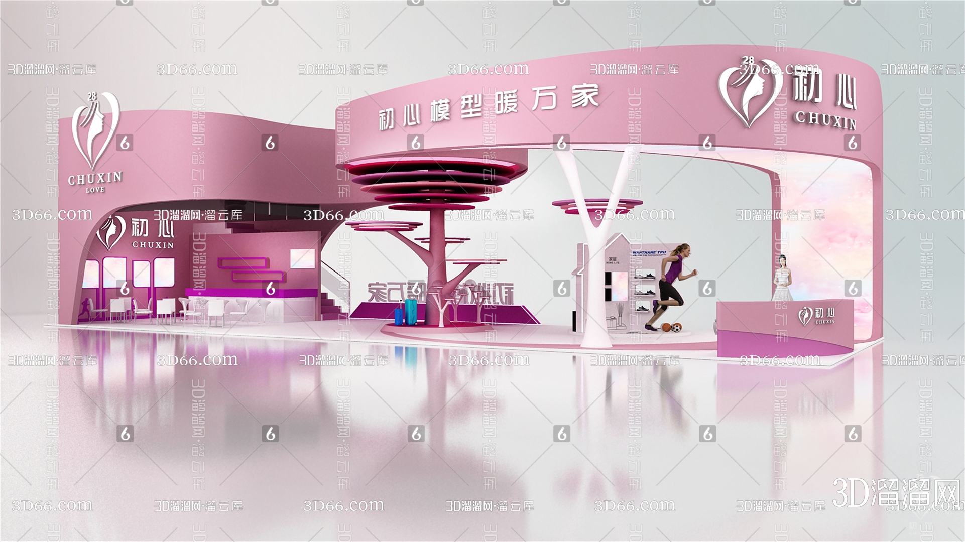 【展厅3D模型下载】-展厅3D模型素材下载_3D溜溜网-花瓣网