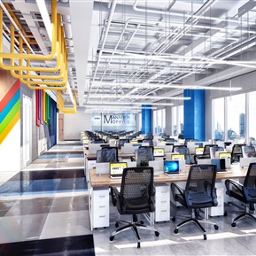 工业LOFT 公共办公区 敞开式办公区