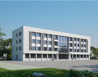 现代办公建筑外立面