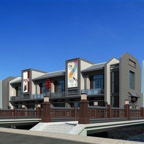 新中式 商业楼 商服茶馆饭馆