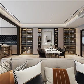 轻奢 客餐厅 客厅餐厅归档