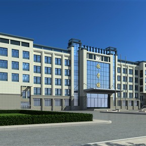 现代 学校 学校教学楼