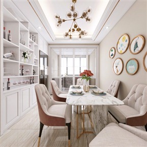 轻奢 客餐厅 凯迪塞拉河畔客餐厅