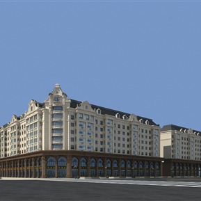 欧式 商业楼 商业办公楼