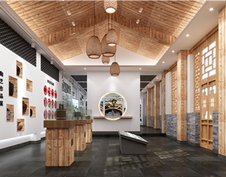 新中式新中式展览室