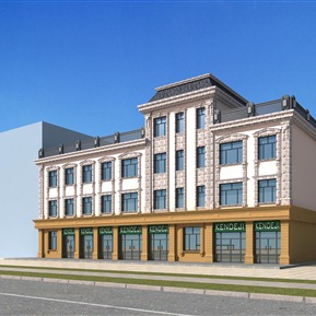 欧式 商业楼 办公楼