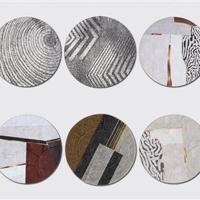 现代 圆形地毯 圆毯