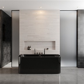 现代 浴缸 酷黑浴缸