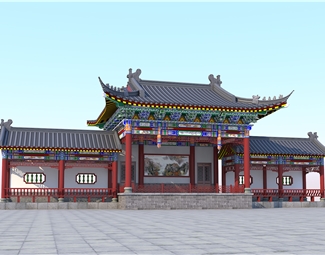 中式中国古建筑