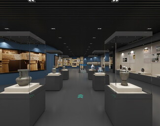 现代 展厅 文化展