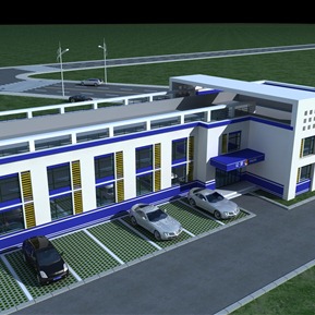 现代 办公楼 警察局