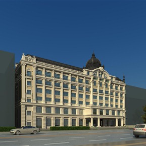 欧式 办公楼 古典办公楼养老院