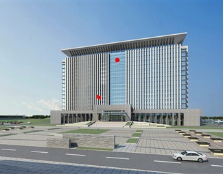 现代乡政府大门