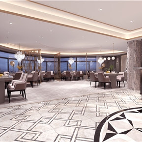 现代 餐厅 餐饮大厅