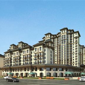 欧式 住宅区 西班牙住宅