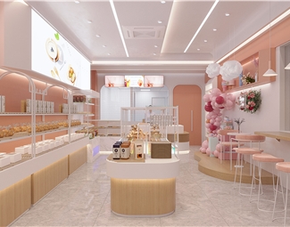 现代 蛋糕店 甜品面包店