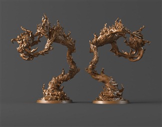 现代木雕工艺品