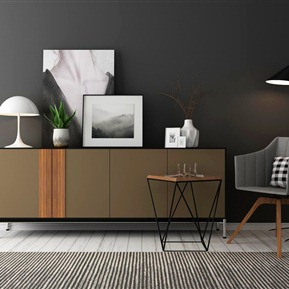 北欧 电视柜 装饰柜装饰品装饰画组合