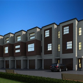 现代 联排别墅 别墅