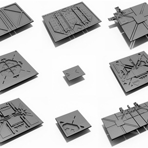 现代 墙面 科幻墙面