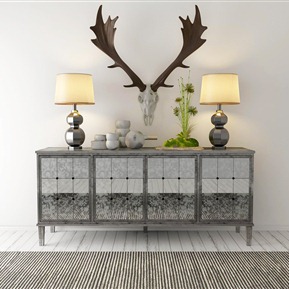 后现代 玄关柜 装饰柜组合