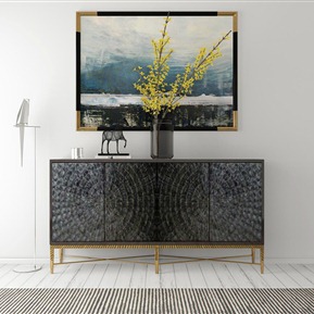 现代 玄关柜 装饰柜装饰品组合