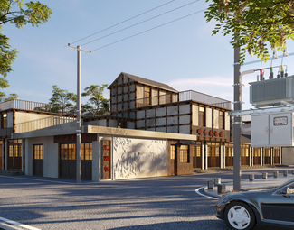 新中式 酒楼建筑 仿古建筑