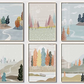 现代 装饰画 抽象艺术装饰画