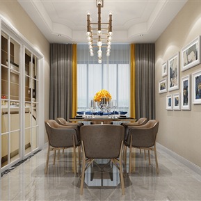 现代 餐厅 客餐厅