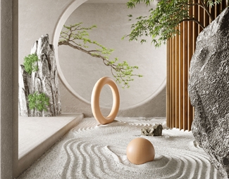 现代 景观小品 室内景观小品