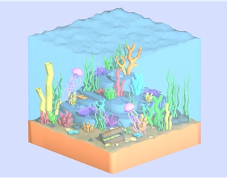 现代低聚礁石