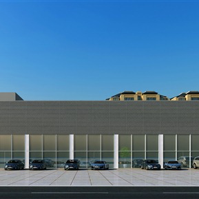 现代 s店建筑 奥迪店
