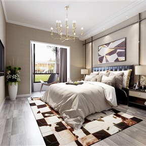现代 卧室