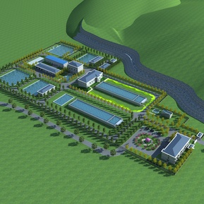 现代 污水处理厂