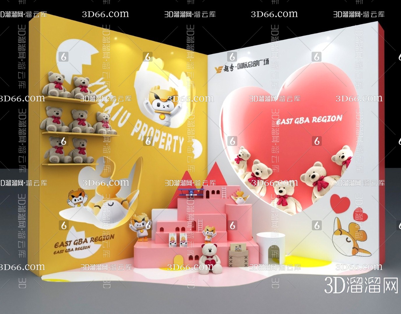 【现代美陈3D模型】-3D现代美陈3d模型下载-溜溜IDGCH91422446061-免费3Dmax模型库_3d溜溜网-花瓣网