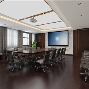 现代 会议室 会议桌椅