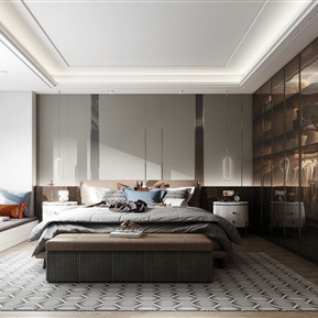 现代 卧室