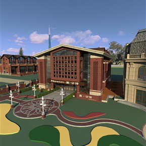 欧式 会所建筑 商业会所