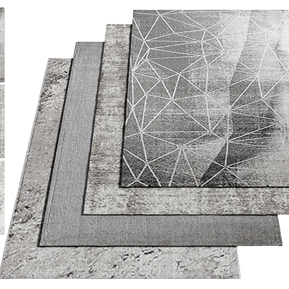 现代 方形地毯 布艺绒毛地毯